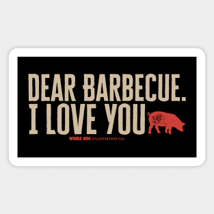 Dear BBQ Magnet